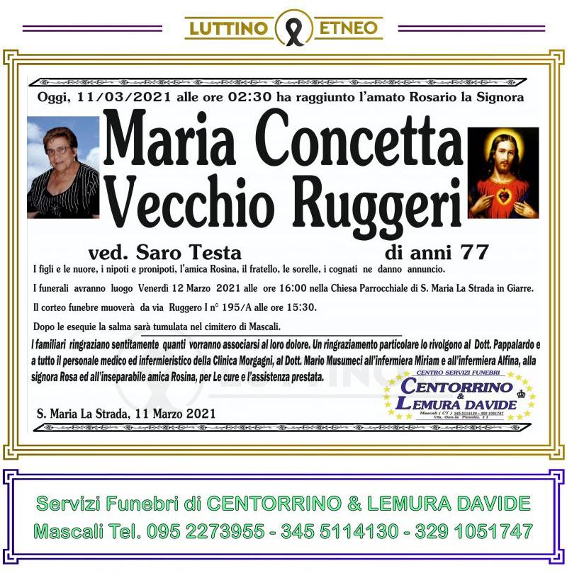 Maria Concetta  Vecchio Ruggeri 